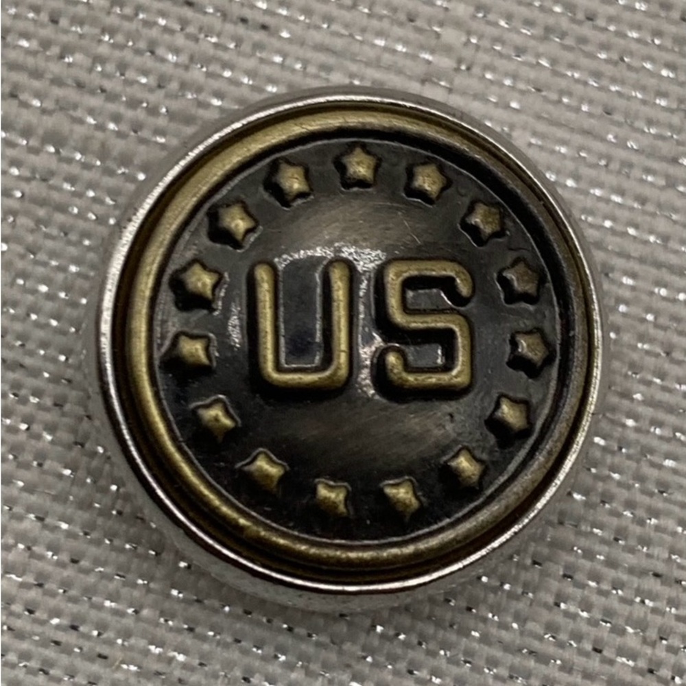 💗BRONZE US / USA - Genuine Ginger Snaps & Co. Snap Button Charm - 18mm/20mm